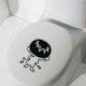 * 6 - 3D kivehető mosollyal arcú fürdőszoba matricák dekor WC-ülés falmatrica vinilhez