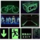 Narancssárga (1,5 cm x 3 m) - Világító ragyogás a sötétben fluoreszkáló éjszakában öntapadó biztonsági matrica