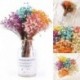 Kék - Mesterselyem Gypsophila baba lehelet hamis virág csokor otthoni esküvői dekoráció USA