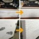 * 3 30 * 60cm-fekete - 3D öntapadó PE habtégla kő rusztikus hatású lakberendezési barkácsfali matricák ~