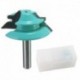 Nincs szín - 45 fokos 1/4 &quot -os szár 1-1 / 2&quot  zárójelű maró maró bit faburkolat tenon vágó eszköz!