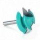 Nincs szín - 45 fokos 1/4 &quot -os szár 1-1 / 2&quot  zárójelű maró maró bit faburkolat tenon vágó eszköz!
