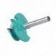 Nincs szín - 45 fokos 1/4 &quot -os szár 1-1 / 2&quot  zárójelű maró maró bit faburkolat tenon vágó eszköz!