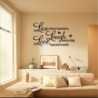 1 - Vinyl Art Home Room Decor Idézet Falmatrica matricák Hálószoba kivehető falfestmény DIY