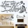 15 - Vinyl Art Home Room Decor Idézet Falmatrica matricák Hálószoba kivehető falfestmény DIY