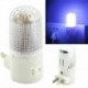 Nincs szín - 3W LED éjszakai fény éjjeli lámpa fali 4 LED hálószoba világító izzó amerikai dugó