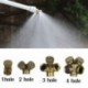 3 lyuk - Lyuk Sárgaréz Spray ködösítő fúvóka Sprinkler Head Garden Farm öntözőrendszer 1PC
