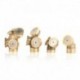 2 lyuk - Lyuk Sárgaréz Spray ködösítő fúvóka Sprinkler Head Garden Farm öntözőrendszer 1PC