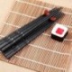 Nincs szín - 1 pár japán pálcika fém csúszásgátló sushi pálcika kínai étel ajándék USA