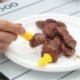 Nincs szín - 10 db biztonságos kukorica a csutka tartókon Nyárs tű tűs villás csákányok konyhai grill