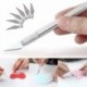 Nincs szín - 5db Hobby borotvakés szett penge tokkal sablon szett csomagďĽˆBlades Fit kés)