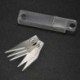 Nincs szín - 5db Hobby borotvakés szett penge tokkal sablon szett csomagďĽˆBlades Fit kés)