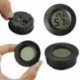 Nincs szín - Mini kerek LCD hőmérő digitális higrométer hőmérséklet-páratartalom kijelző fekete