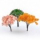 Nincs szín - 3X Sakura fa miniatűr növényi cserepek tündér dísz barkácsolás Bonsai kerti dekoráció