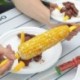 Nincs szín - 10x biztonságos kukorica a csutka tartókon Nyárs tűk villás csákányok konyhai grillező