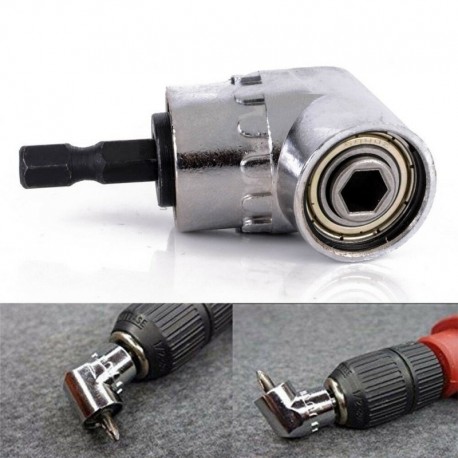 Nincs szín - 105 szög 1/4 6 mm-es hosszabbító hatlapú fúrófej csavarhúzó aljzat tartó adapter adapter