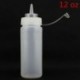 450ml-16oz - 8-32oz átlátszó műanyag préselő palackfűszer-adagoló Ketchup mustármártás JP