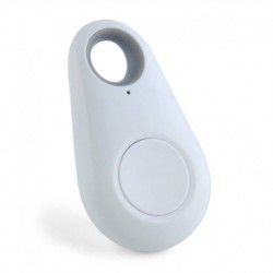 * 1 Fehér - Riasztás intelligens nyomkövető Bluetooth mini címke GPS-kereső kereső pénztárca kulcs kisállat gyermek