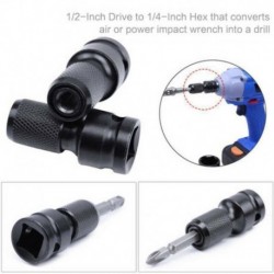 Nincs szín - HSS 1/2 &quot négyzet alakú és 1/4 hüvelykes adapter hatszögű foglalatú átalakító adapter otthoni