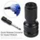 Nincs szín - HSS 1/2 &quot négyzet alakú és 1/4 hüvelykes adapter hatszögű foglalatú átalakító adapter otthoni