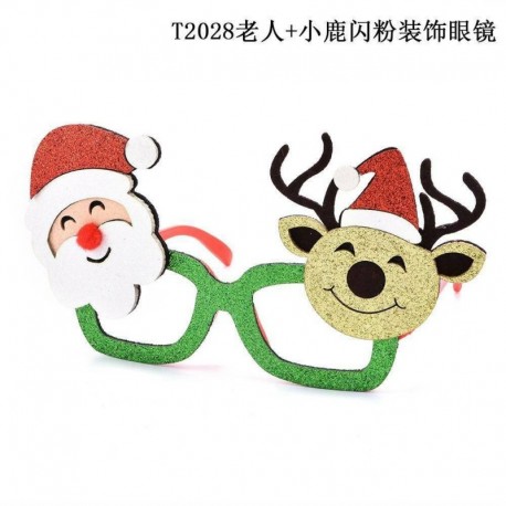T2028 - 2020 karácsonyi dekoráció Gyermekszemüvegek Xmas szemüvegkeret Újdonságok játékok USA