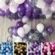 Rózsaszín   Világos Rózsaszín   Fehér - 30db 10 hüvelykes színes latex lufi esküvői születésnapi leánybúcsú