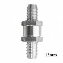 12mm - Alumínium visszacsapás nélküli egyirányú szelep légtelenítő átforduló üzemanyag szerszám 12/10/8 / 6mm