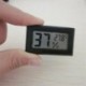 Nincs szín - Fekete mini digitális LCD kijelző hőmérő higrométer hőmérséklet-páratartalom mérő
