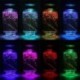 4 x fény   1x távirányító - 4db 10LED RGB merülő medence pezsgőfürdő SPA lámpa IR távoli tó fény