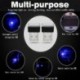 Piros - RGB színes USB LED Mini vezeték nélküli autó belső világítási légköri fény Univerzális