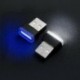 Piros - RGB színes USB LED Mini vezeték nélküli autó belső világítási légköri fény Univerzális