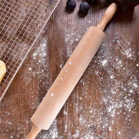 Nincs szín - Fa sodrófa fondant pizza sütemény tészta tészta hengerek konyhai sütés hasznos