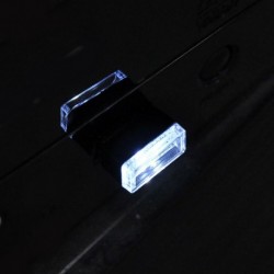 fehér - Univerzális RGB USB LED Mini vezeték nélküli autó belső világítási légköri fény