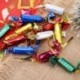 60db - 60db aranyos karácsonyi cukorka csillogó cukor mini fa díszek lakberendezési USA