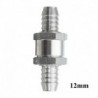 12mm - Visszatérés nélküli egyirányú szelep alumínium átfolyó légtelenítő üzemanyag szerszám 6/8/10 / 12mm