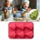 6 adagos Karácsonyfa mintás szilikon csokoládéforma - fondant forma