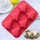 6 adagos Karácsonyfa mintás szilikon csokoládéforma - fondant forma