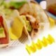 Kék - Taco Holder mexikói étel hullám alakú kemény állvány állvány konyhai étterem eszköz AU