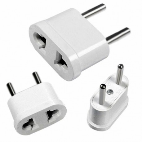 Nincs szín - 2db USA USA-ból EU-Európába utazó töltő fali hálózati tápegység adapter átalakító