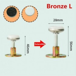 L (bronz) - Állítható menetes ágykeret rázkódásgátló eszköz éjjeli fékvédő UK