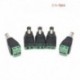 Férfi - 5PCS 12V DC tápegység csatlakozó adapter csatlakozója az 5050 3528 LED szalagfényhez