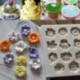 Többféle virágmintás szilikon csokoládéforma - fondant forma