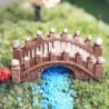 1db sárga tégla híd - DIY figura kézműves növény fazékkerti dísz miniatűr tündérkert dekoráció Új