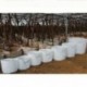 4 liter fogantyúval - Kerek növényi tasak szövet edények   fogantyú gyökértartály Grow Bag levegőztető konténer