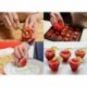 Nincs szín - Strawberry Berry Stem Gem Leaves Huller Remover Removal Fruit Corer Kitchen eszköz