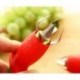 Nincs szín - Strawberry Berry Stem Gem Leaves Huller Remover Removal Fruit Corer Kitchen eszköz