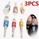 Nincs szín - 3 db-os hatlapú fúrófejű foglalatadapter 1/4 &quot 3/8&quot  1/2 &quot meghajtású elektromos ütvecsavarozó