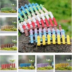 Nincs szín - 5db sok fa palisade kerítés kerti dísz növény cserép tündér táj dekoráció USA