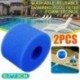 Nincs szín - 2X Intex Pure Spa mosható / újrafelhasználható hab pezsgőfürdős szűrőpatronok (S1)