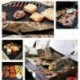 2db Fekete - 44cm x 33cm-es - Tapadásmentes grill sütőlap - BBQ - Kerti sütögetéshez